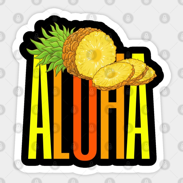 Aloha Sticker by Ouarchanii